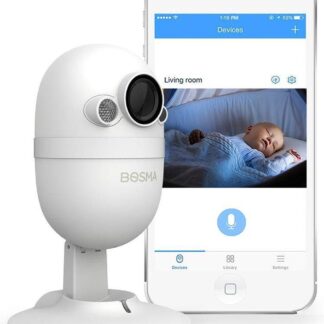 Bosma Babyfoon met camera - Smart App - Beweging en Geluid Detectie - Nachtvisie - 1080p beeld - Two-Way Audio