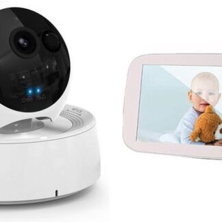Foresta® XXL Babymonitor Deluxe - video Babyfoon - Babyphone met Camera - Premium 5 inch monitor - op afstand bedienbaar