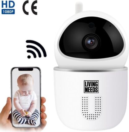 Living Needs Babyfoon met camera - Baby Camera - Camera met Bewegingsdetectie - 1080P HD.