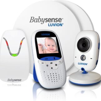 Luvion Easy Babyfoon met Camera + Babysense 7 Sensormatje - 5 Sterren Veiligheidsvoordeelbundel