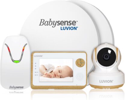 Luvion Essential Limited Babyfoon met Camera + Babysense 7 - Sensormatje - 5 Sterren Veiligheidsvoordeelbundel
