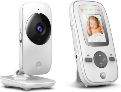 Motorola MBP-481 Babyfoon met camera 2.0" | Wit