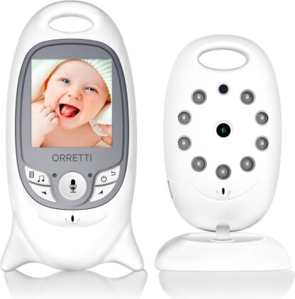 Orretti® V6 - Babyfoon met camera - Terugspreekfunctie - Slaapliedjes