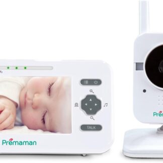 PREMAMAN P43428 Babyfoon met Camera - Groot scherm