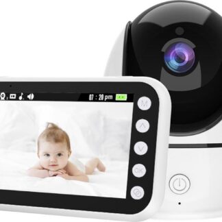 Anhong Video Babyfoon - Premium babyphone met camera - Beveiligingscamera - Veilige Verbinding - Nachtzicht - Terugspreekfunctie