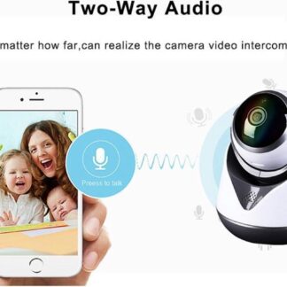 Babyfoon Met Camera En App - Haarscherp WiFi Security Camera - Nachtvisie - IOS en Android Besturing