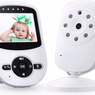 Direct-security BM-SM24 2,4 inch LCD 2,4 GHz draadloze bewakingscamera Babyfoon met 8-IR LED-nachtzicht, tweeweg spraakgesprek (wit)