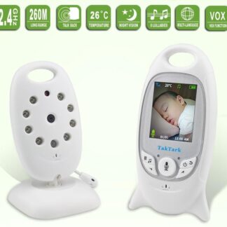 Baby Monitor - Babyfoon met camera - Nachtzicht - Temperatuurmeter - VOX mode - 2 Weg Audio - merkproduct