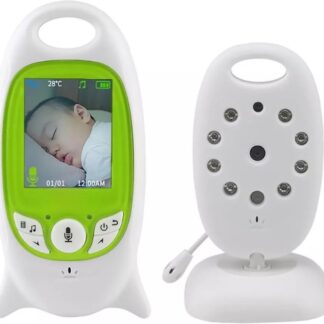 Babyfoon - Draadloos - Geluid/bewegingsdetector - Spraakfunctie - Nachtvisie - 8 slaapliedjes - Temperatuur monitoring - Wit