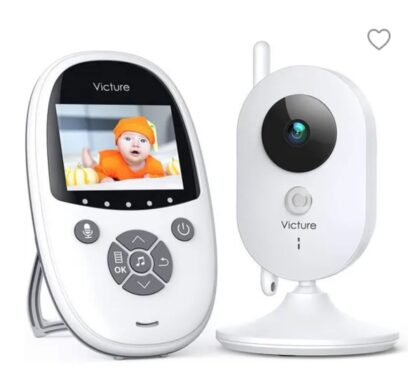 Babyfoon met Camera - 2.4 Inch LCD Display - Video Baby Monitor - Nachtzicht - Beveiligde Verbinding Terugspreekfunctie - Slaapliedjes- Temperatuurcontrole - Alarmherinnering