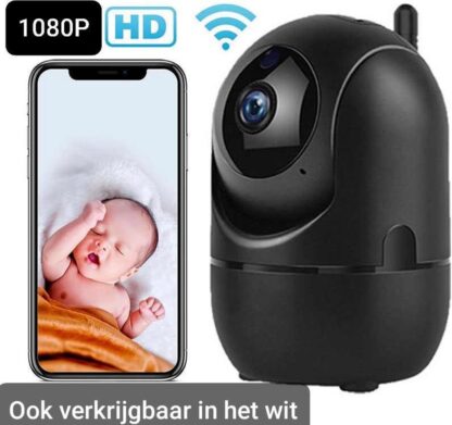 Babyfoon met camera wit -WIFI Beveilingscamera wit -Binnencamera Wifi -Camera bewaking -Tweezijdige communicatie -Spraakfunctie - Nachtzicht -Babyfoon met Wifi -Onbeperkt bereik -HD Quality -1080P - Nederlandse Handleiding - Opslag in Cloud of SD
