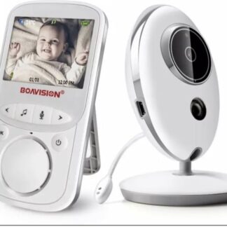 Draadloze Babyfoon met Camera en LCD Display - Baby Monitor - Nachtzicht - USB Oplaadbaar - Wit
