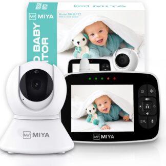 Miya M35 Babyfoon - Babyfoon met camera - Draadloze babyfoon - Video & Audio - Baby monitor