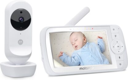 Motorola EASE35 - Babyfoon met camera - 5" - Nachtzicht - Thermometer - Walkietalkie functie