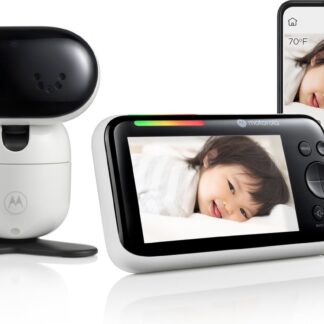 Motorola Nursery PIP1610 HD Connected - Wifi babyfoon met Camera en 24/7 Monitoring Full HD met applicatie - Nachtzicht, op afstand bestuurbaar, temperatuur