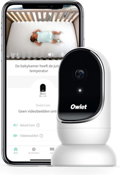 Owlet Cam - Babyfoon - Veilige, Versleutelde HD Video met Geluid- & Bewegingsmeldingen