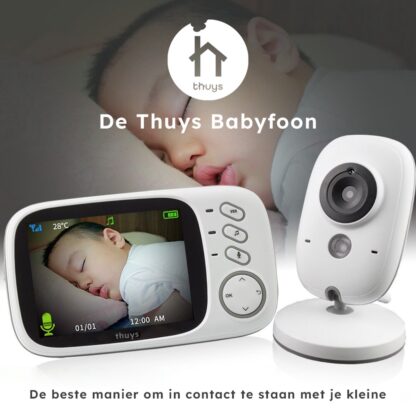 Thuys Babyfoon - Babyfoon - Babyfoon Met Camera - Babyfoon Met Microfoon - Innovatief & Veilig