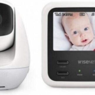 Wisenet SEW 3049W Babymonitor - Babyfoon - 4,3" - HD - Camera met Scherm