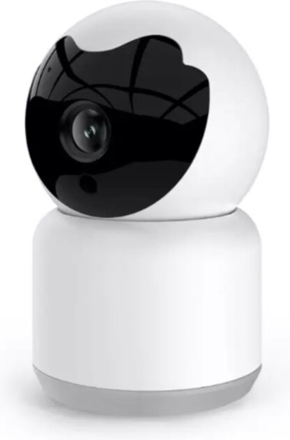 Hozard® Beveiligingscamera | Beweeg Detectie | Babyfoon met Camera | Huisdiercamera | 1080P | WiFi | Wit
