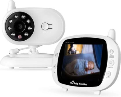 Baby Monitor Babyfoon - LCD digitale camera nachtzicht temperatuurbewakingsmonitors