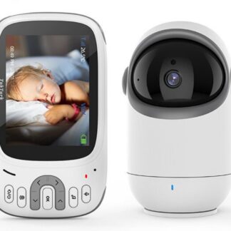 Babyfoon - Babyfoon Met Camera Bestverkocht - Babyfoon met Camera - Baby Monitor Met Camera - Ingebouwde Slaapliedjes - Wit