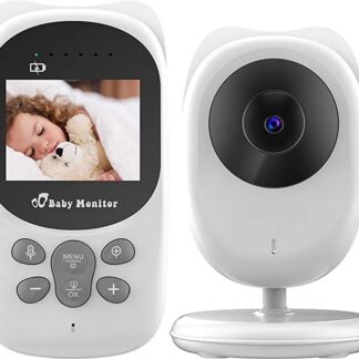 Babyfoon met camera draagbare camera LCD nachtzicht intercomfunctie draadloze - Met Pan- En Zoomfunctie - video babyfoon met slaapliedjes digitale bewakingscamera - Nachtzicht- Terugspreekfunctie