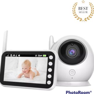 Diamond Baby ABM100 - Babyfoon met camera - Premium Baby monitor - 4.5" LCD screen - Draadloos