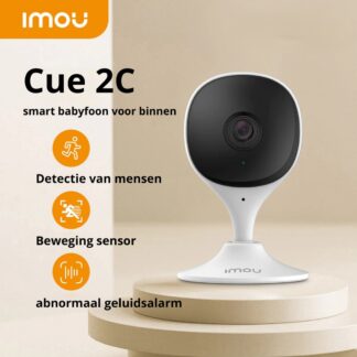 Imou Cue 2c 1080P - Babyfoon met camera - Smart met app - Geluidsdetectie - Bewegingsdetectie - Nachtzicht - WIFI/4G/5G