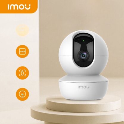 Imou babyfoon - Met camera en app - 64GB SD - 1080P HD - Wit/Zwart