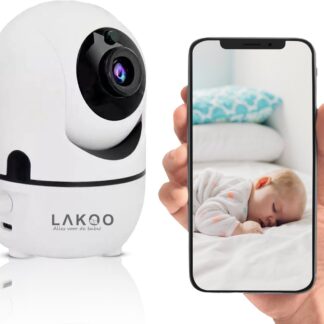 Lakoo Babyfoon met camera - Babyfoon - Huisdiercamera - Babyfoon met app - baby monitor - beveiligingscamera - Hondencamera