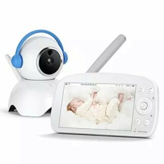 Poweradd Babyfoon met camera 5.5 inch - 720P HD kleurendisplay - 300M BEREIK - Infrarood nachtzicht - VOX-modus - Intercomfunctie - Met temperatuursensor en slaapliedjes