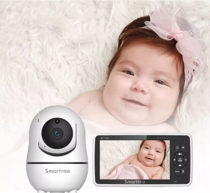 Smart Hero HD babyfoon met Camera & monitor Baby monitor Model SM50 5 inch Scherm