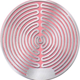 2 stuks - Anti Straling Sticker - Zilver Labyrinth - EMF - 5G - DECT - Electrosmog - Omvormer - Babyfoon
