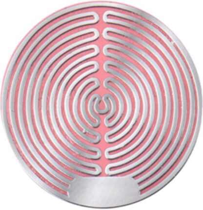 2 stuks - Anti Straling Sticker - Zilver Labyrinth - EMF - 5G - DECT - Electrosmog - Omvormer - Babyfoon
