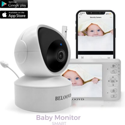 BELOOVD Babymonitor - Babyfoon met camera en app -