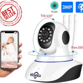 Babyfoon Met Camera | Met App | Draaibaar Camera | Geluid en Bewegingsdetectie | 32 Gb SD card | Nachtvisie | Full HD