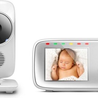 Motorola MBP-483 Babyfoon met camera 2.8" - Met kleurenscherm en infrarood verbinding - Wit