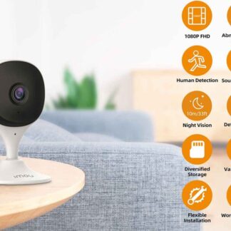 Babyfoon met camera - Beveiligingscamera - Indoorcamera - Huis Camera - Nachtzicht - Nightview - 1080P - Alexa - Google Home