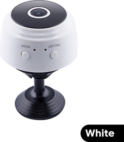 Olaf A9 - Huisdiercamera - Babyfoon - Mini camera met app - Audio - Nachtvisie - Live - 360° - Wit