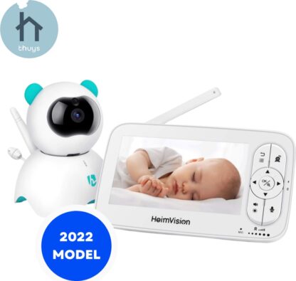 Thuys Babyfoon met Camera - Premium Model Baby Monitor met Kleurenscherm - Night vision - Tweerichtingsaudio - Geluidsdetectie