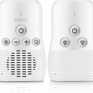 XOOZI A2 ECO - Babyfoon met Nachtlampje - Eco Vox - Intercom met 2-Weg Audio - FHSS - Portable Baby Monitor