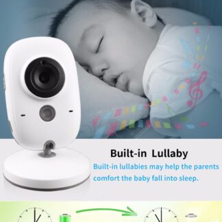 Babyfoon met Camera - 3.2 Inch Video Babyfoon - Babyfoon met Kleurenmonitor - Witte Babyfoon - Babyfoon met Camera - Babyfoon met Camera en App