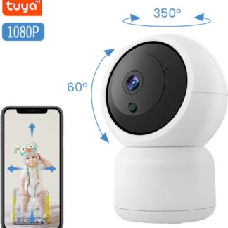 Full HD Wifi Babyfoon met App - en Camera Beveiliging - met Beweging en Geluidsdetectie - nachtvisie - spraakfunctie