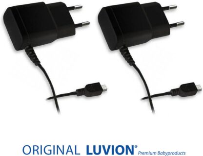 Luvion® Originele Zwarte Easy & Platinum 3 Adapter Duopack - Met behoud van garantie - Geschikt voor Luvion® Easy (Plus), Platinum 3 (Black) & Platinum X