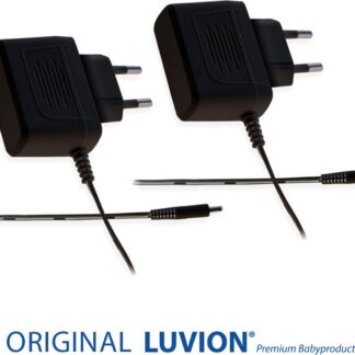 Luvion® Originele Zwarte Essential Adapter Duopack - Met behoud van garantie - Geschikt voor Luvion® Essential, Essential Limited & Essential Plus