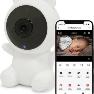 SYN Babyphone - Babyfoon met camera - Night vision - Digitale App - Inclusief geluid- Premium Baby Monitor